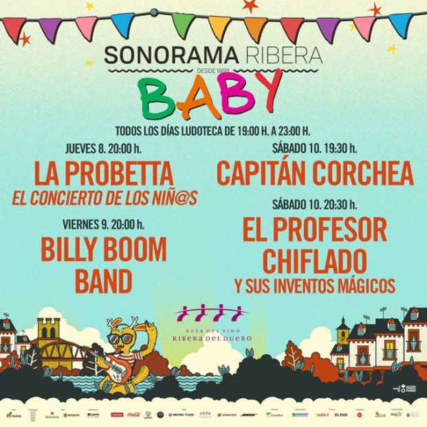 Cartel del 'Sonorama Ribera Baby'