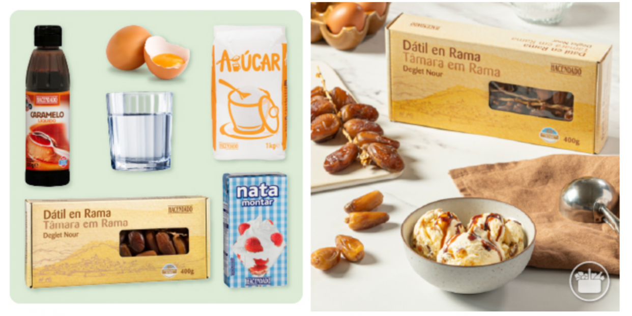 Las 6 recetas con dátiles que ha lanzado Mercadona: sus beneficios y usos versátiles (Mercadona) Las 6 recetas con dátiles que ha lanzado Mercadona: sus beneficios y usos versátiles (Mercadona)