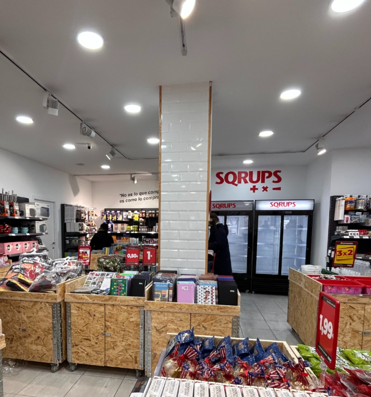 Sqrups!, el 'outlet' con productos a menos de 1 euro que está ganando terreno en España
