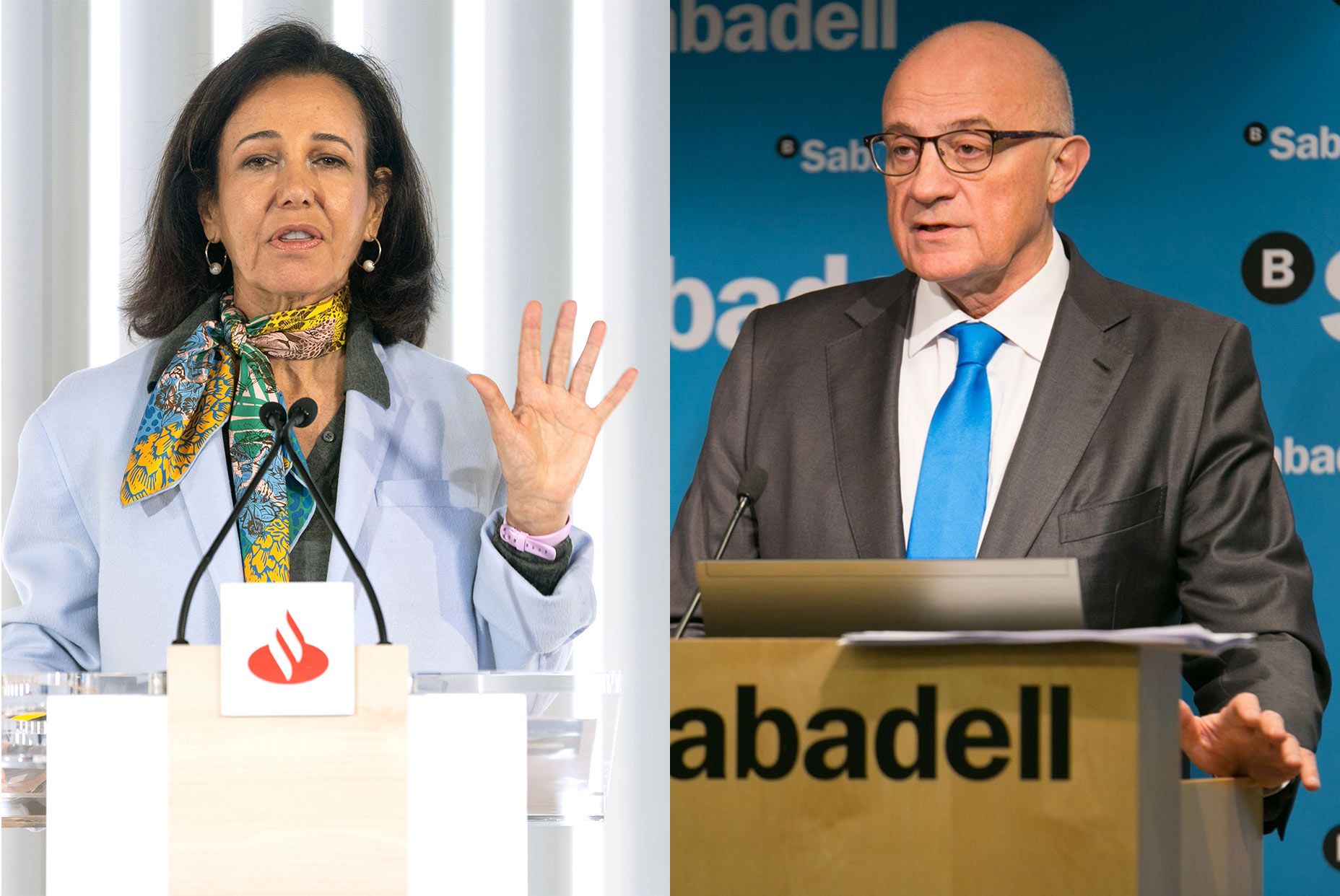 Santander y Sabadell encabezan la sangría de sucursales bancarias cerradas