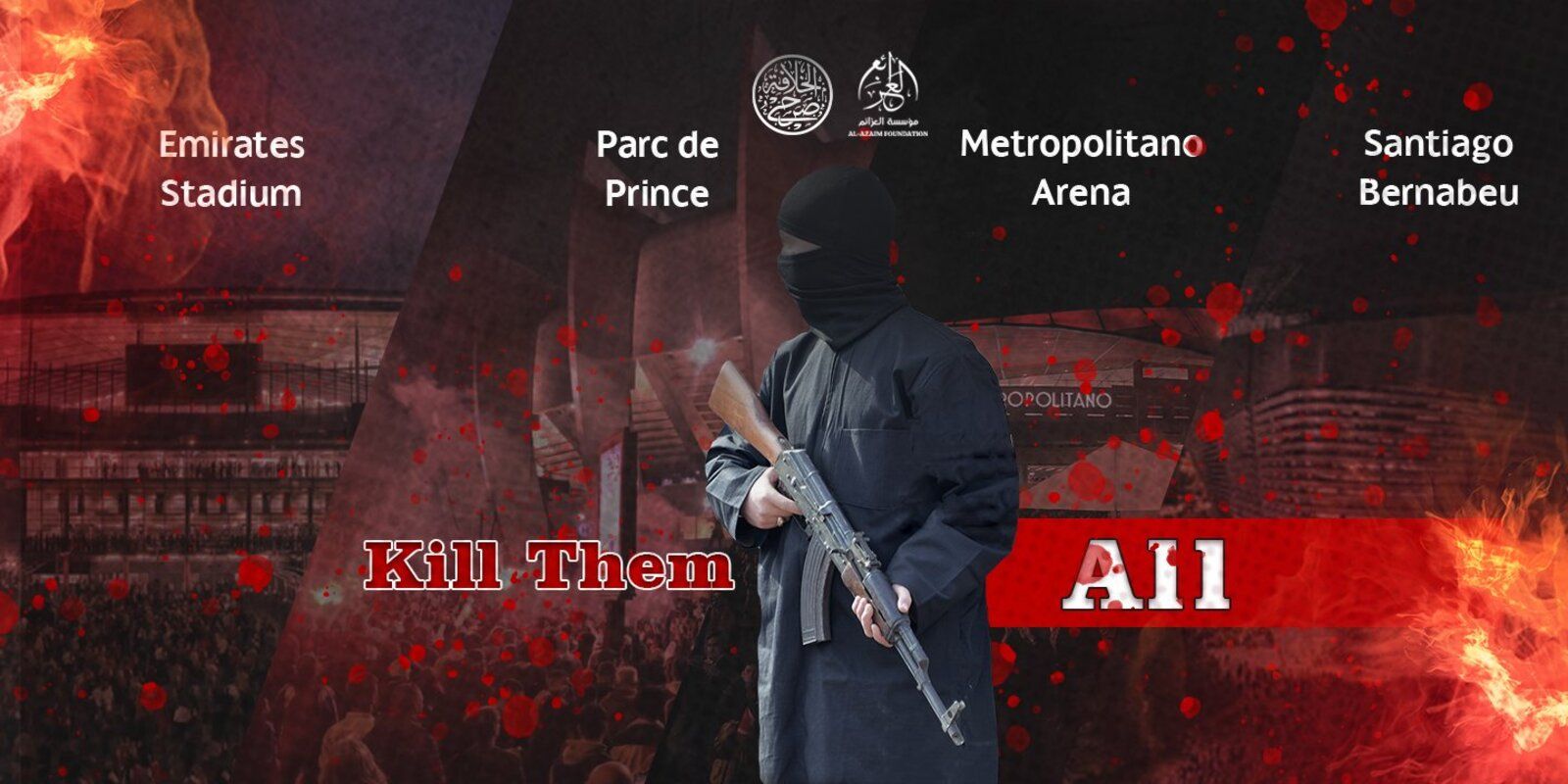 Estado Islámico amenaza con atentados en los cuartos de la Champions: "Matadlos a todos"