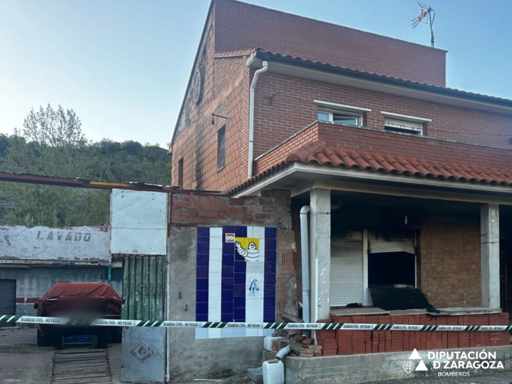Mueren un padre y su hijo en el incendio de su vivienda en Ateca (Europa Press)