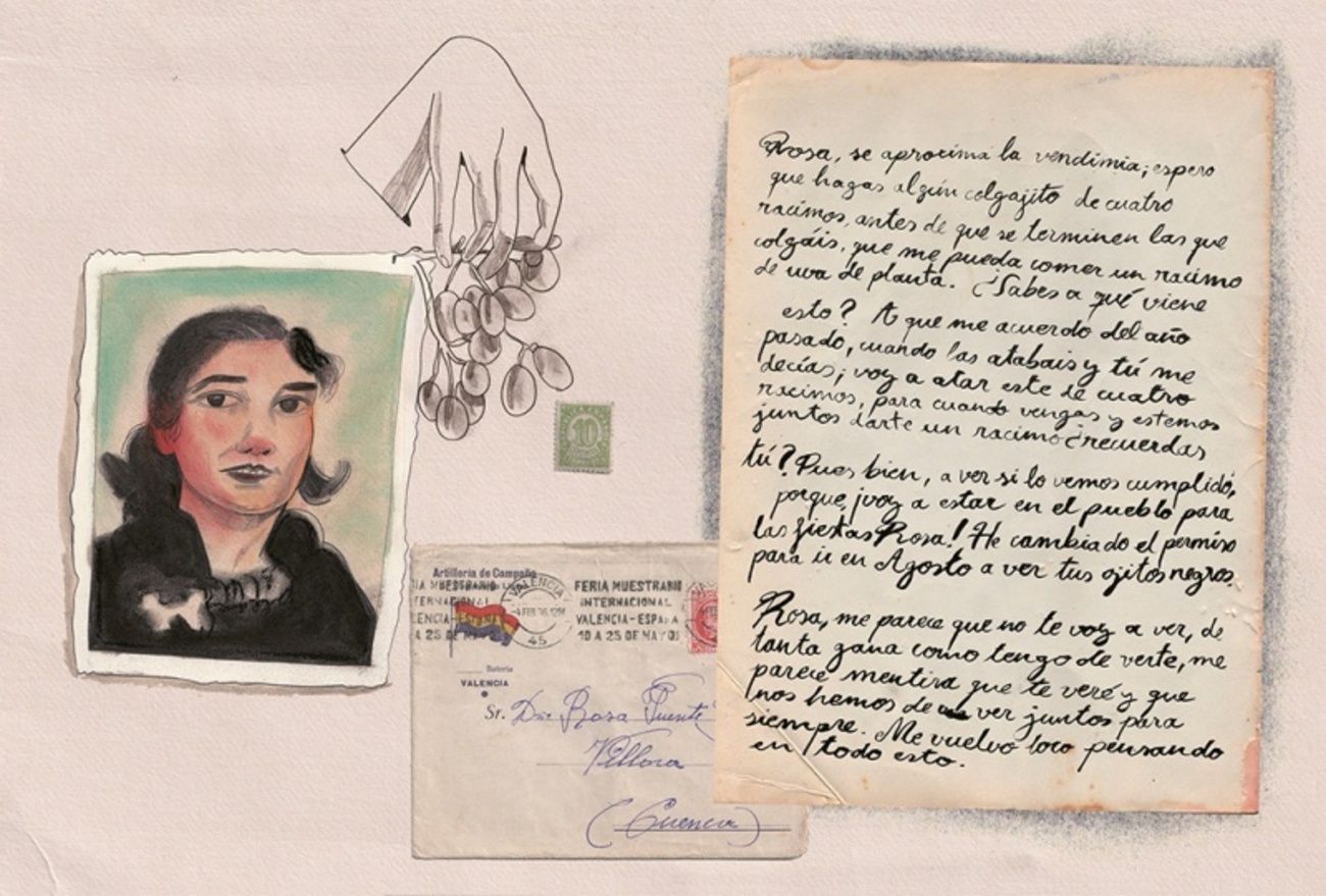 'Un barbero en la guerra': María Herreros ilustra el diario de su abuelo durante la Guerra Civil