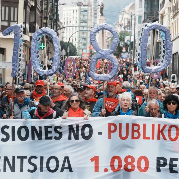 Los pensionistas vascos avisan: "Gane quien gane las elecciones, seguiremos en la calle" (Europa Press)