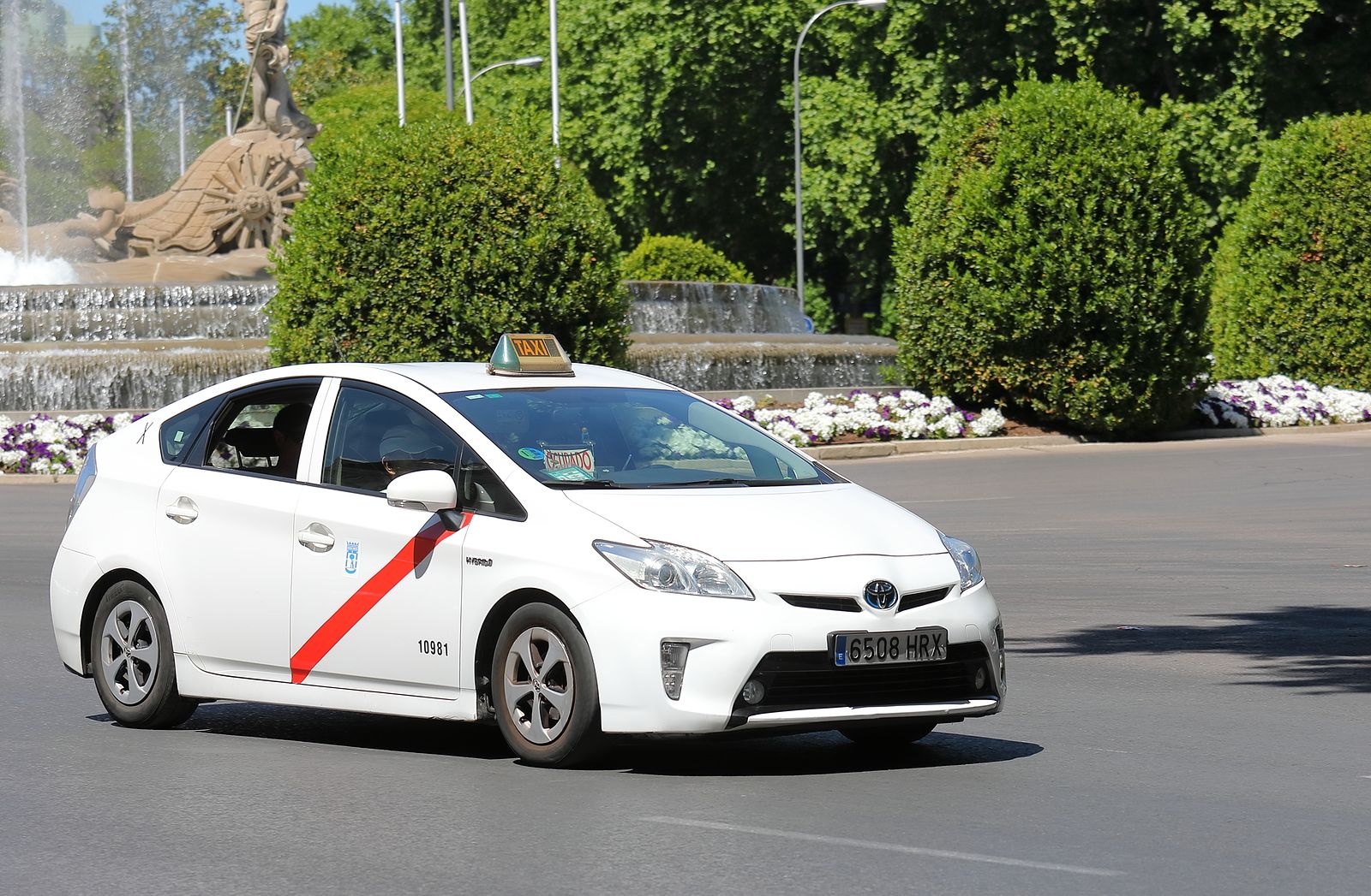 Los taxis de Madrid se suman al Día del Libro y regalan libros a sus usuarios este martes