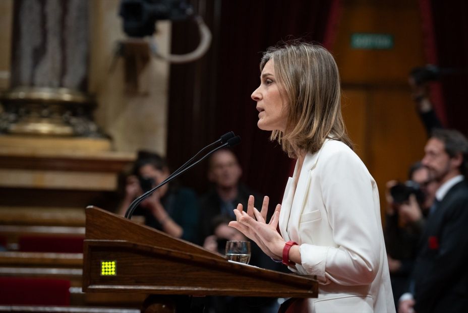 EuropaPress 5822384 lider comuns parlament jessica albiach interviene pleno debate totalidad