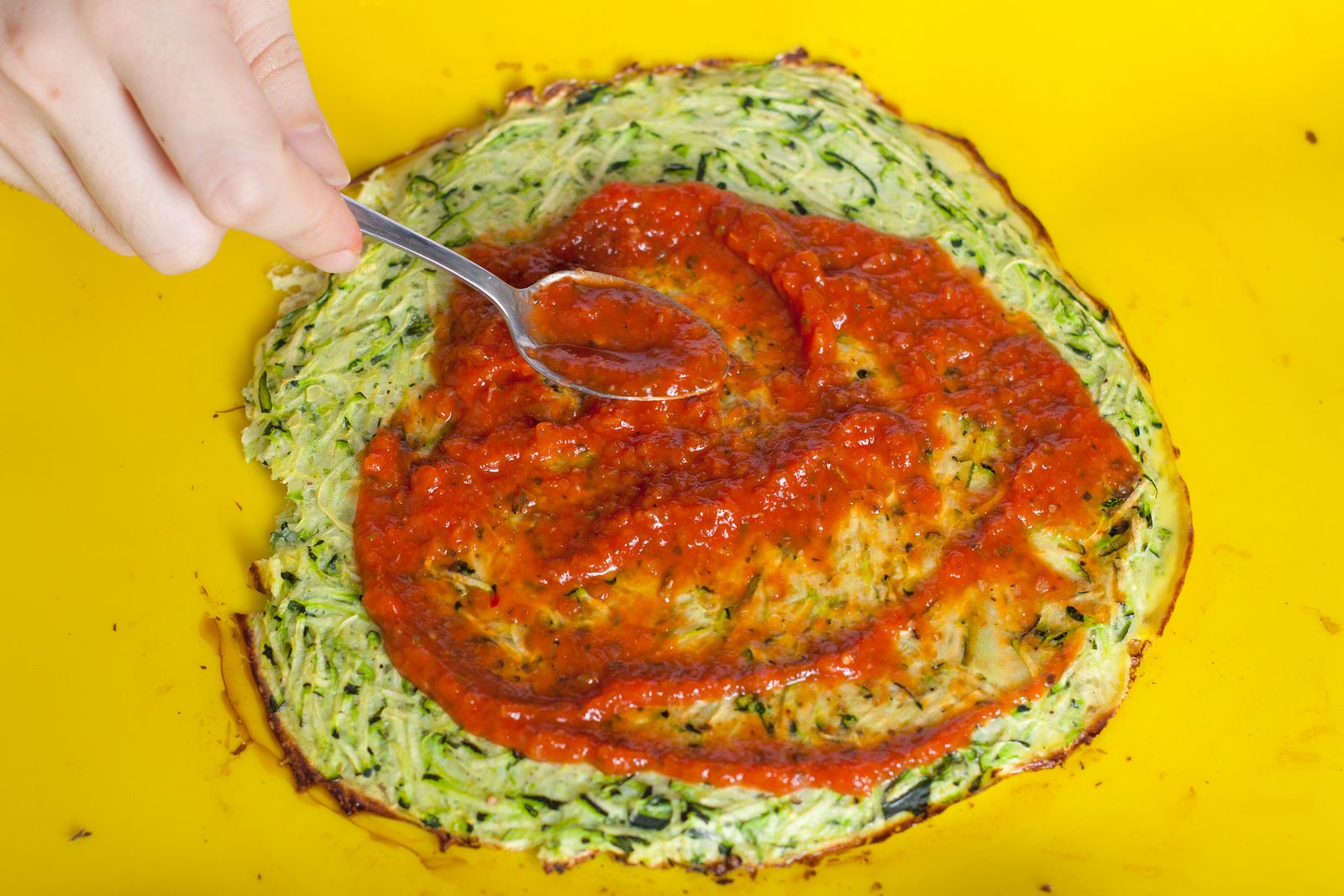 base de pizza más sanas elaboradas con hortalizas (Bigstock)
