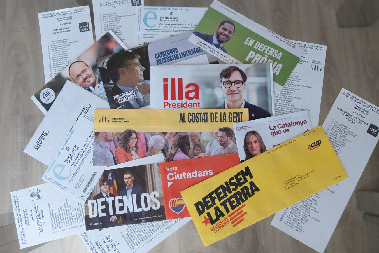 EuropaPress 5946166 propaganda electoral todos partidos elecciones catalanas 12m mayo 2024 (1)