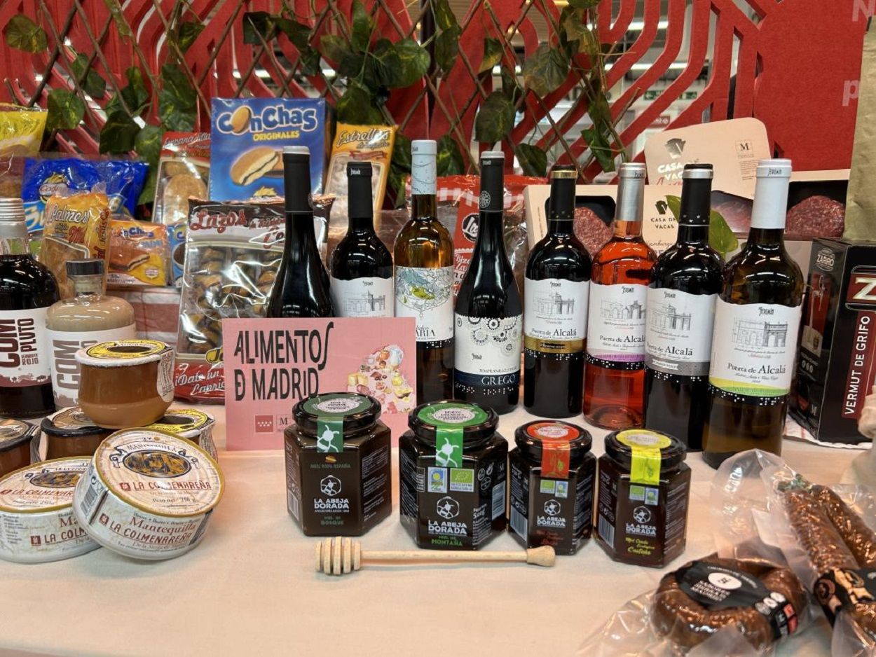 'Alimentos de Madrid' de productores locales llenan los lineales de grandes hipermercados. Foto: Comunidad de Madrid
