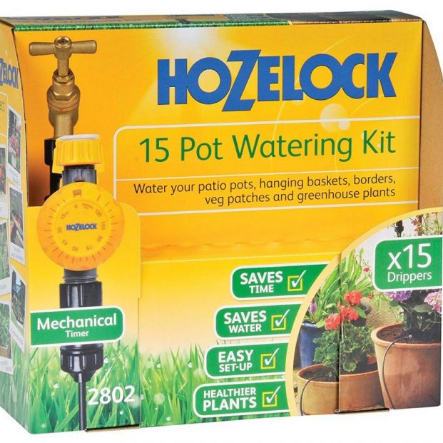 Hozelock kit de riego 15 macetas 