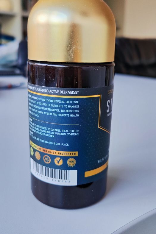 Bote de pastillas de cuerna de ciervo Bote de pastillas de cuerna de ciervo