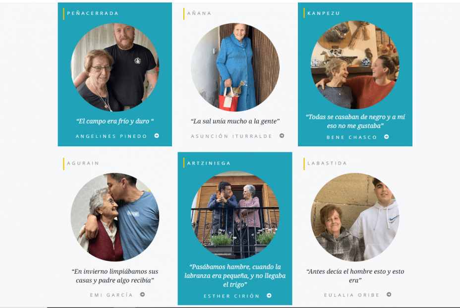 'Pueblos de Álava. De abuelas a nietas y nietos': una transmisión intergeneracional de la historia (Pueblos de Álava) 'Pueblos de Álava. De abuelas a nietas y nietos': una transmisión intergeneracional de la historia (Pueblos de Álava)
