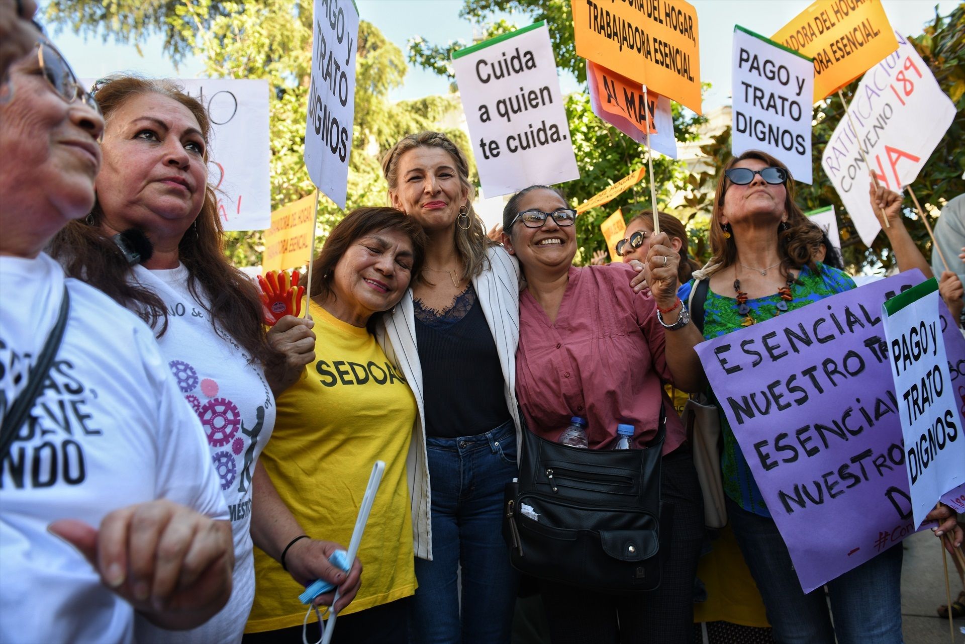 Yolanda Díaz anuncia novedades en la regulación de las empleadas de hogar