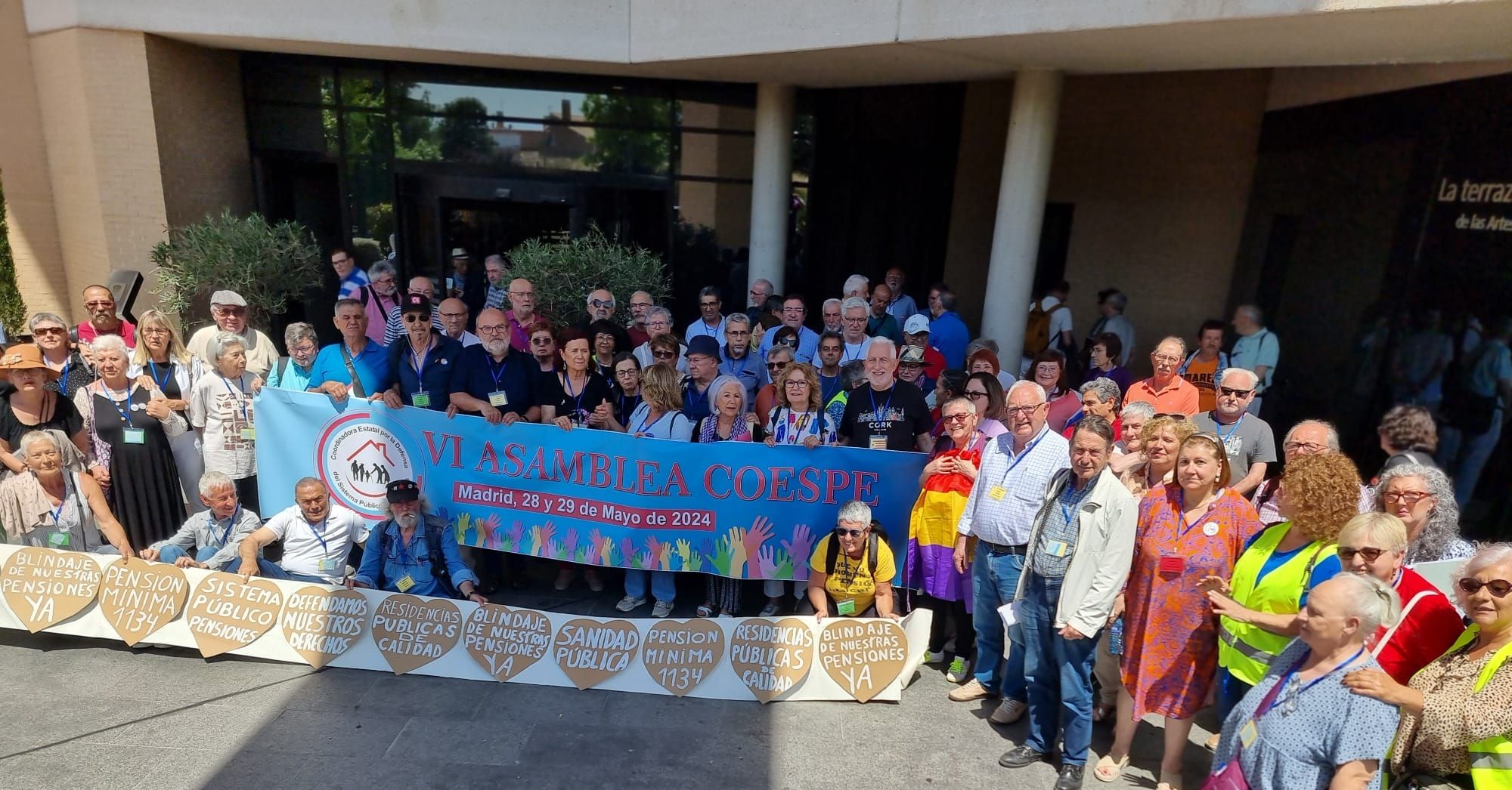 Coespe convoca una gran marcha por las pensiones en Madrid