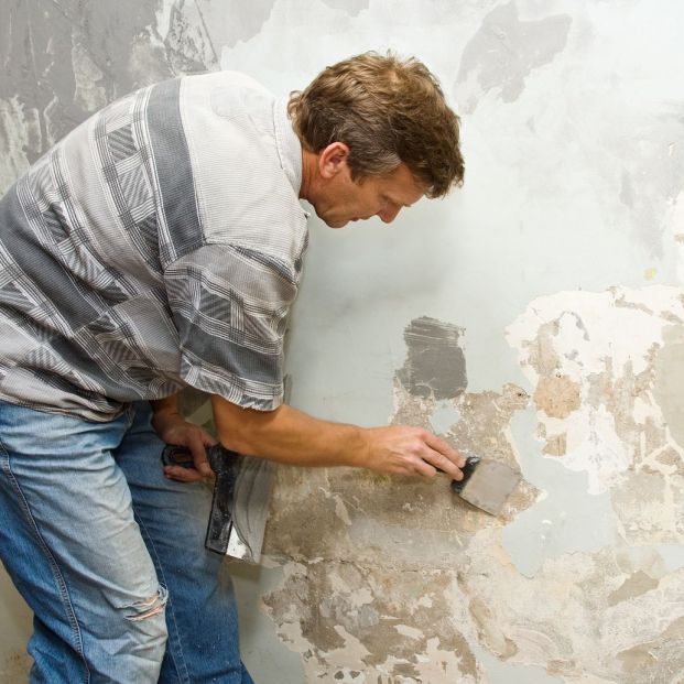 Arreglar desconchados de la pared