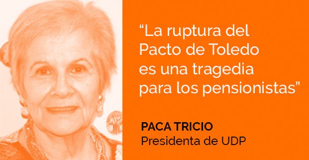 Paca Tricio, presidenta de UDP