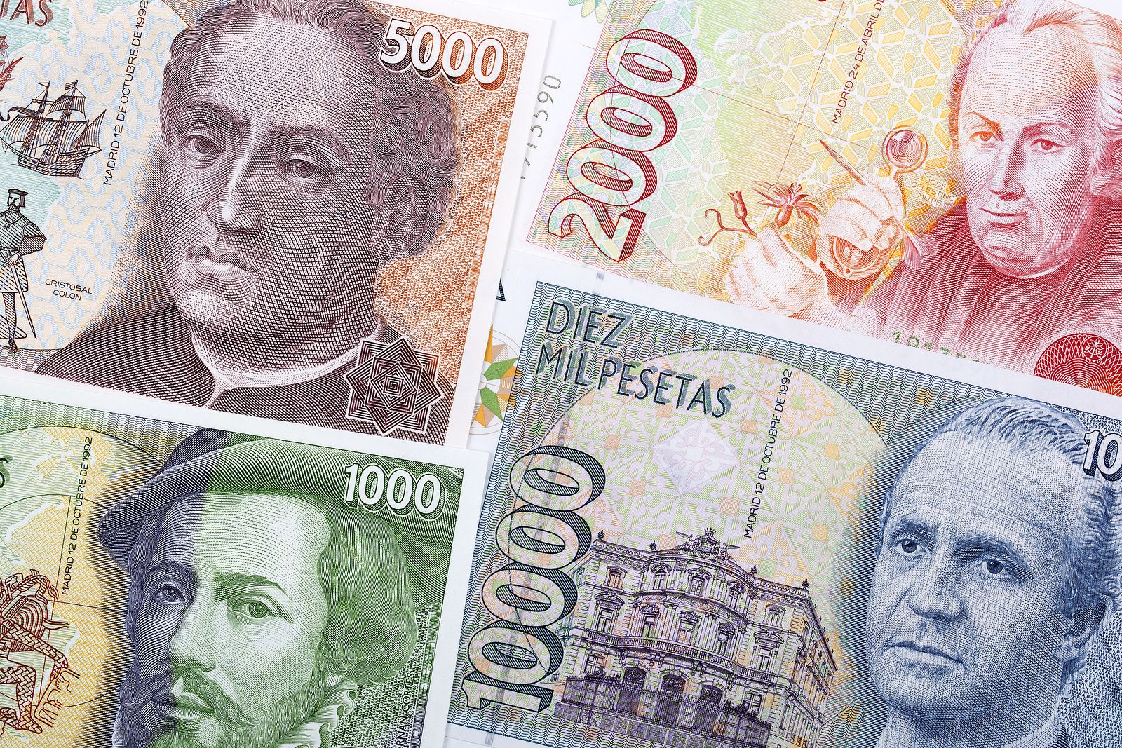 pesetas