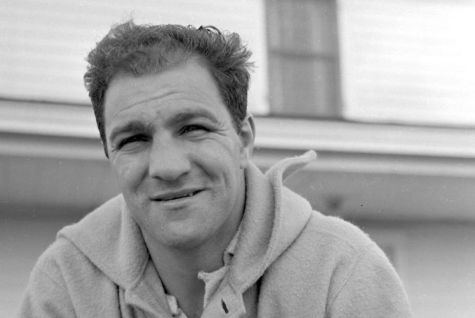 Rocky Marciano años antes de su retirada