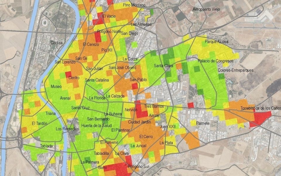 EuropaPress 6068078 mapa barrios sevilla EuropaPress 6068078 mapa barrios sevilla