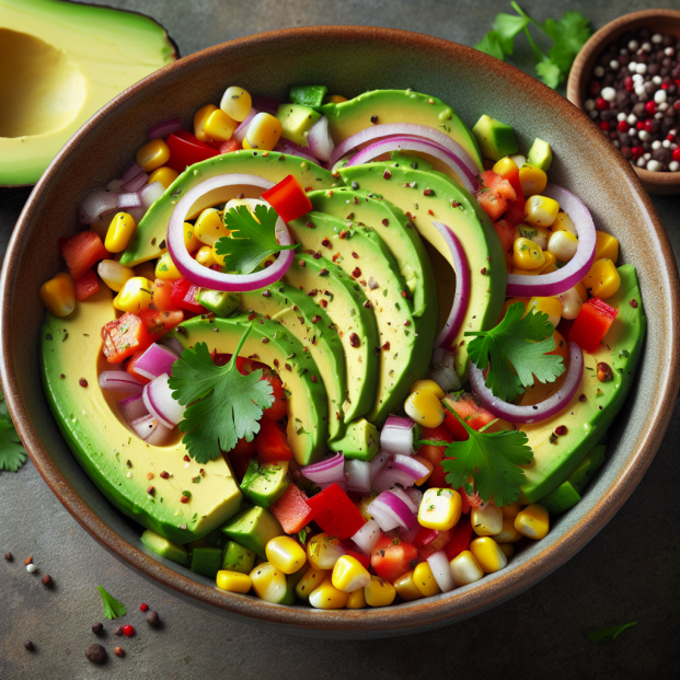 Ensalada de aguacate y maíz Ensalada de aguacate y maíz