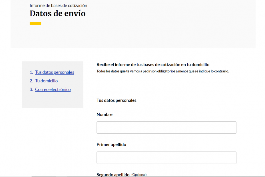 Estos son los pasos para recibir el informe de bases de cotización en tu domicilio (Seguridad Social) Estos son los pasos para recibir el informe de bases de cotización en tu domicilio (Seguridad Social)