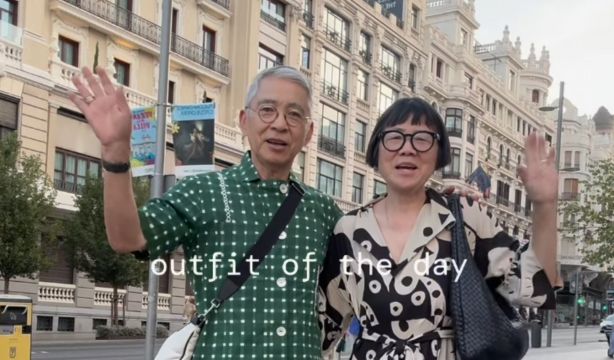 Aki y Koichi, la pareja que conquista las redes sociales con sus 'outfits' diarios (Instagram)