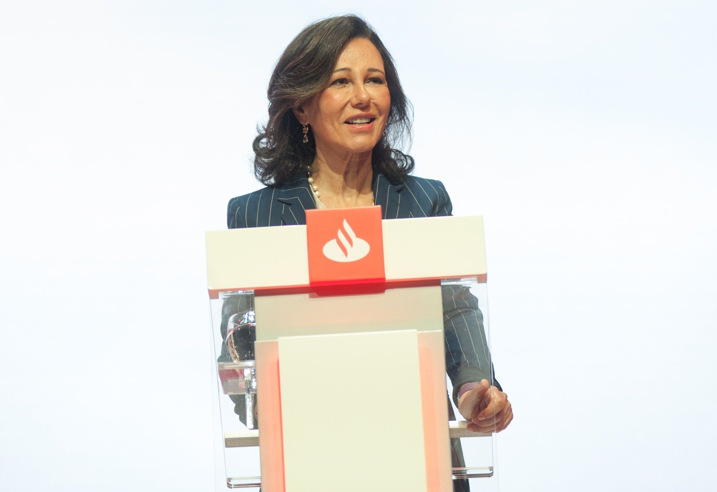 Ana Botín, presidenta del Santander. El banco tiene un 33% de consejeras