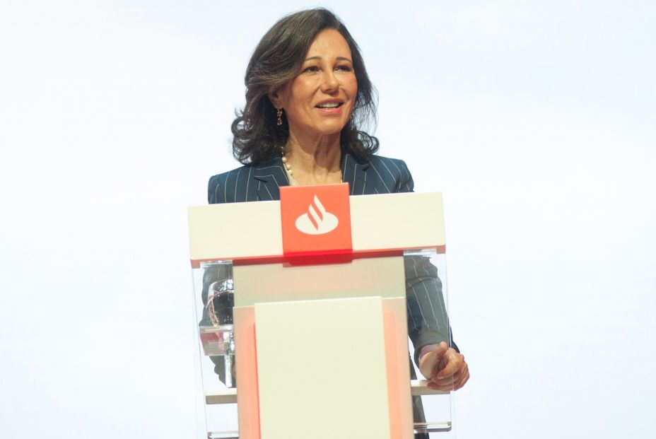 Ana Botín, presidenta del Santander. El banco tiene un 33% de consejeras