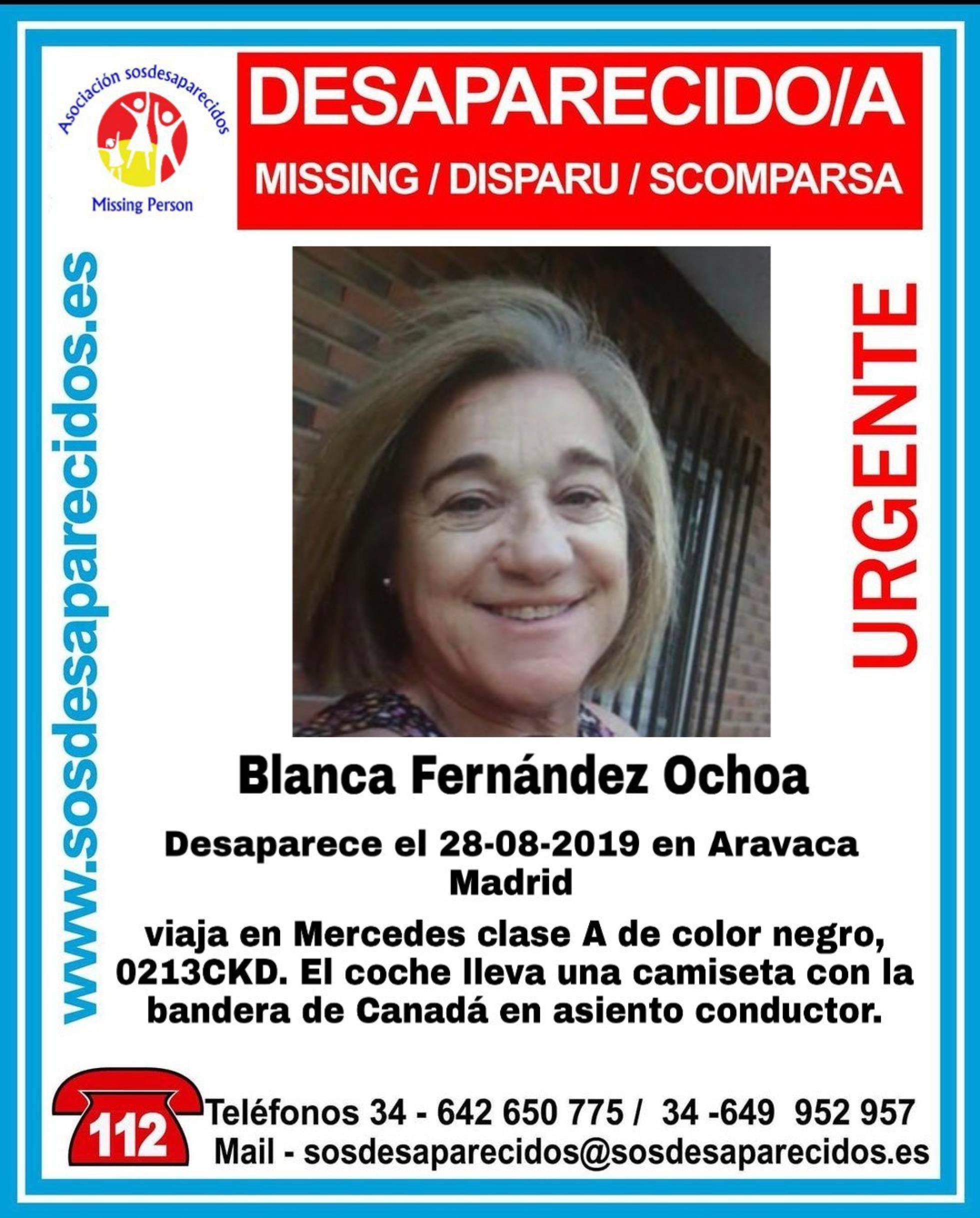 Blanca Fernandez Ochoa desaparecida
