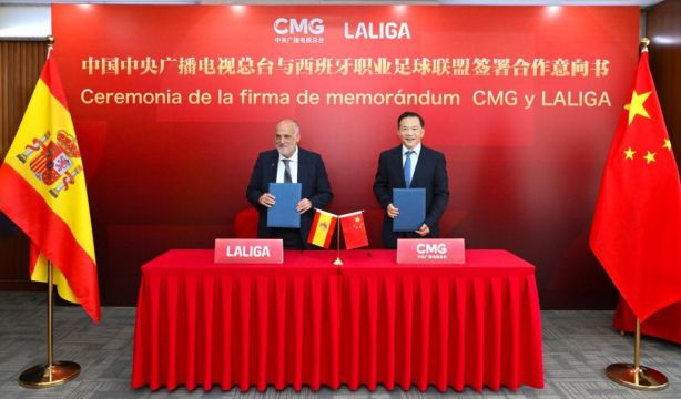 LALIGA visita China acompañando a la delegación española presidida por Pedro Sánchez