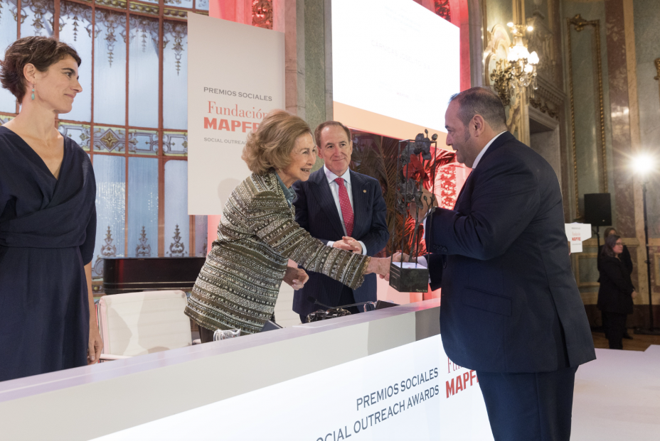 Su Majestad La Reina Doña Sofía preside la entrega de los premios sociales de la Fundación MAPFRE Su Majestad La Reina Doña Sofía preside la entrega de los premios sociales de la Fundación MAPFRE