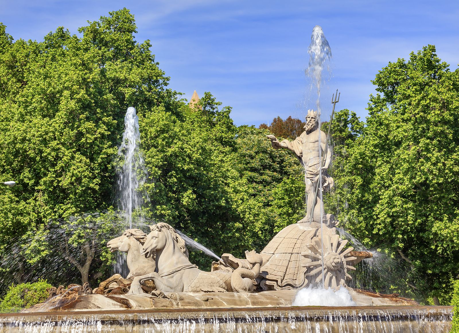 Este es el cambio que llega a la fuente de Neptuno en Madrid Este es el cambio que llega a la fuente de Neptuno en Madrid