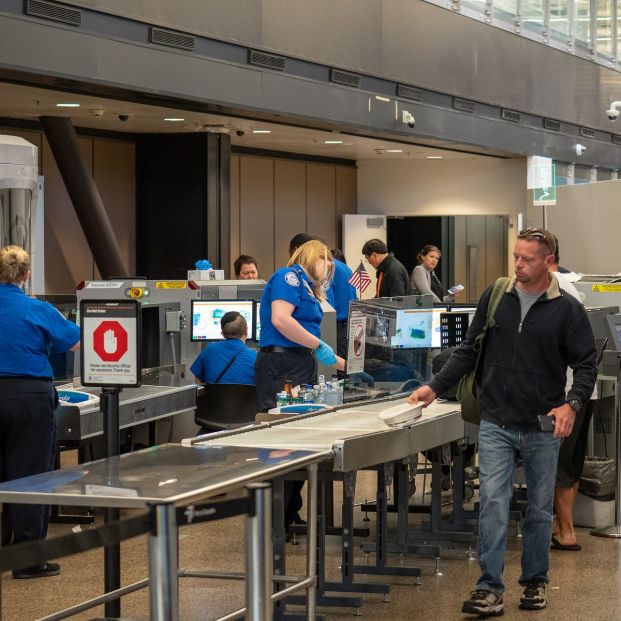 Control de seguridad en el Aeropuerto de Seattle