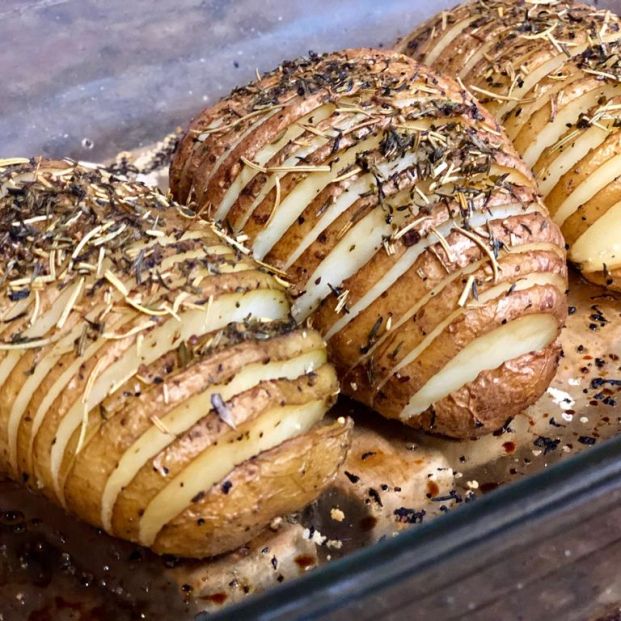 Patatas Hasselback