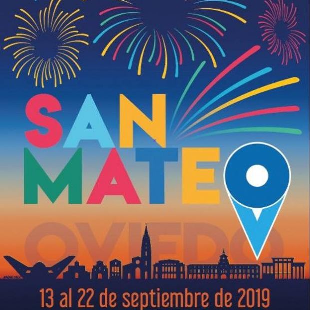 Cartel de San Mateo en Oviedo Cartel de San Mateo en Oviedo