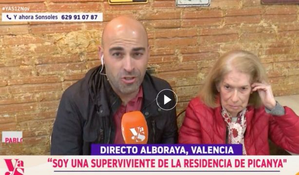 Dalia, superviviente en las viviendas para mayores de Picaña: "El agua se llevó a un matrimonio"