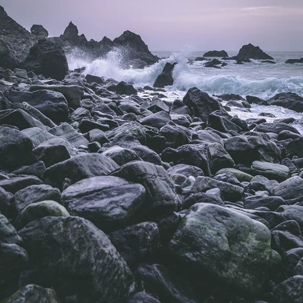 Rocas negras de Teixidelo 