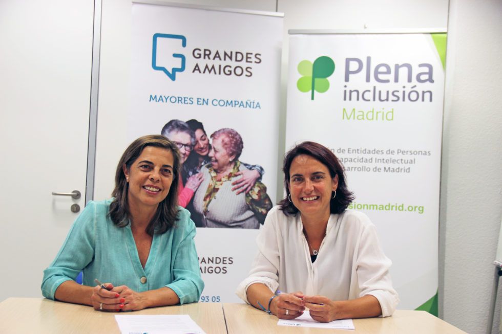 Plena Inclusión Madrid y Grandes Amigos se unen contra la soledad no deseada