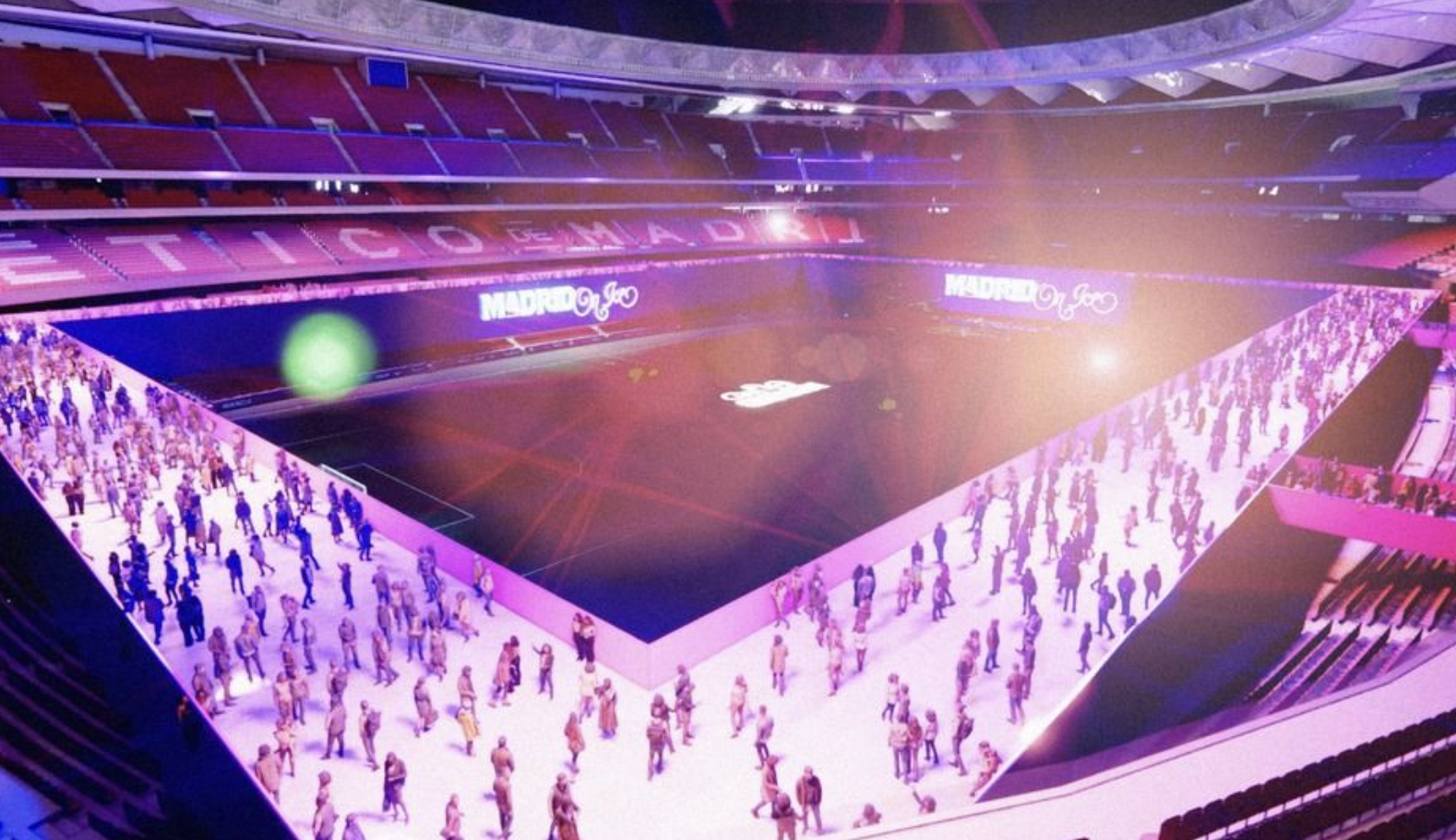 ‘Madrid On Ice’: Riyadh Air Metropolitano se convierte en una de las mayores pistas de patinaje ‘Madrid On Ice’: Riyadh Air Metropolitano se convierte en una de las mayores pistas de patinaje