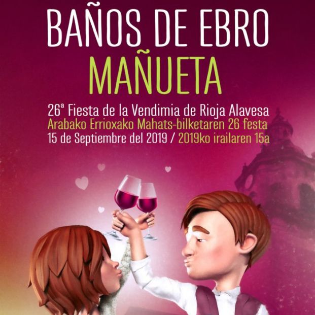 La localidad de Baños de Ebro se prepara para la 26 Fiesta de la Vendimia de Rioja Alavesa