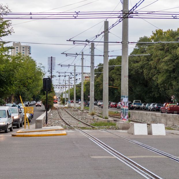 Avenida Belgrano en Mendoza, Argentina