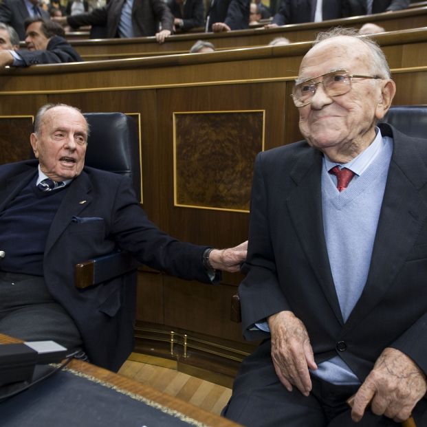 Santiago Carrillo y Manuel Fraga