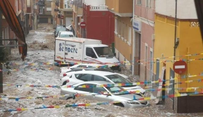 LLuvias en Santa Pola LLuvias en Santa Pola