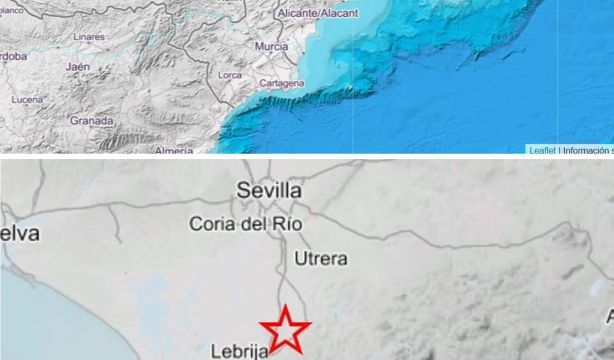 Registrados dos terremotos en localidades de Valencia y Sevilla en las últimas horas