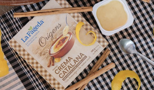 La Crema Catalana Orígens de La Fageda, reconocida en Europa por su calidad