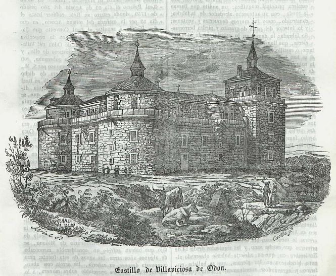 Castillo de Villaviciosa de Odón, en Semanario Pintoresco Español