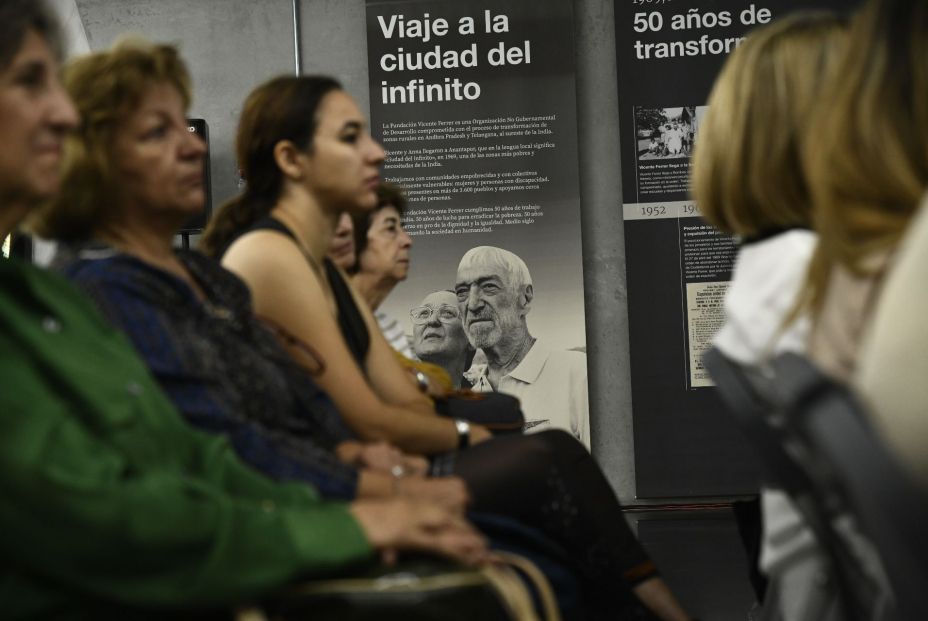 elebración del 50 aniversario de la Fundación Vicente Ferrer en el CaixaForum Madrid a 20 de septiembre de 2019