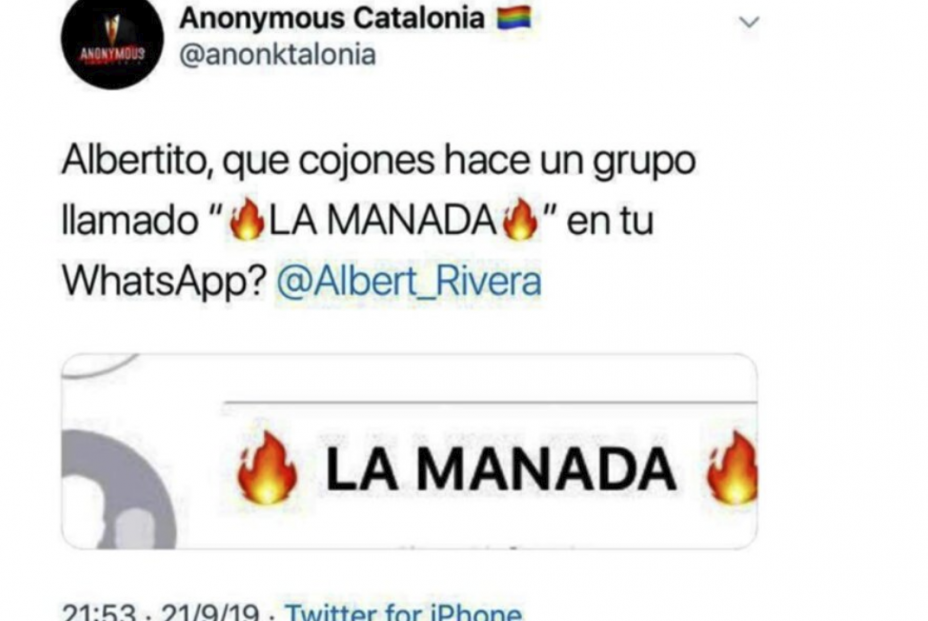 Anonymous Catalonia Anonymous Catalonia