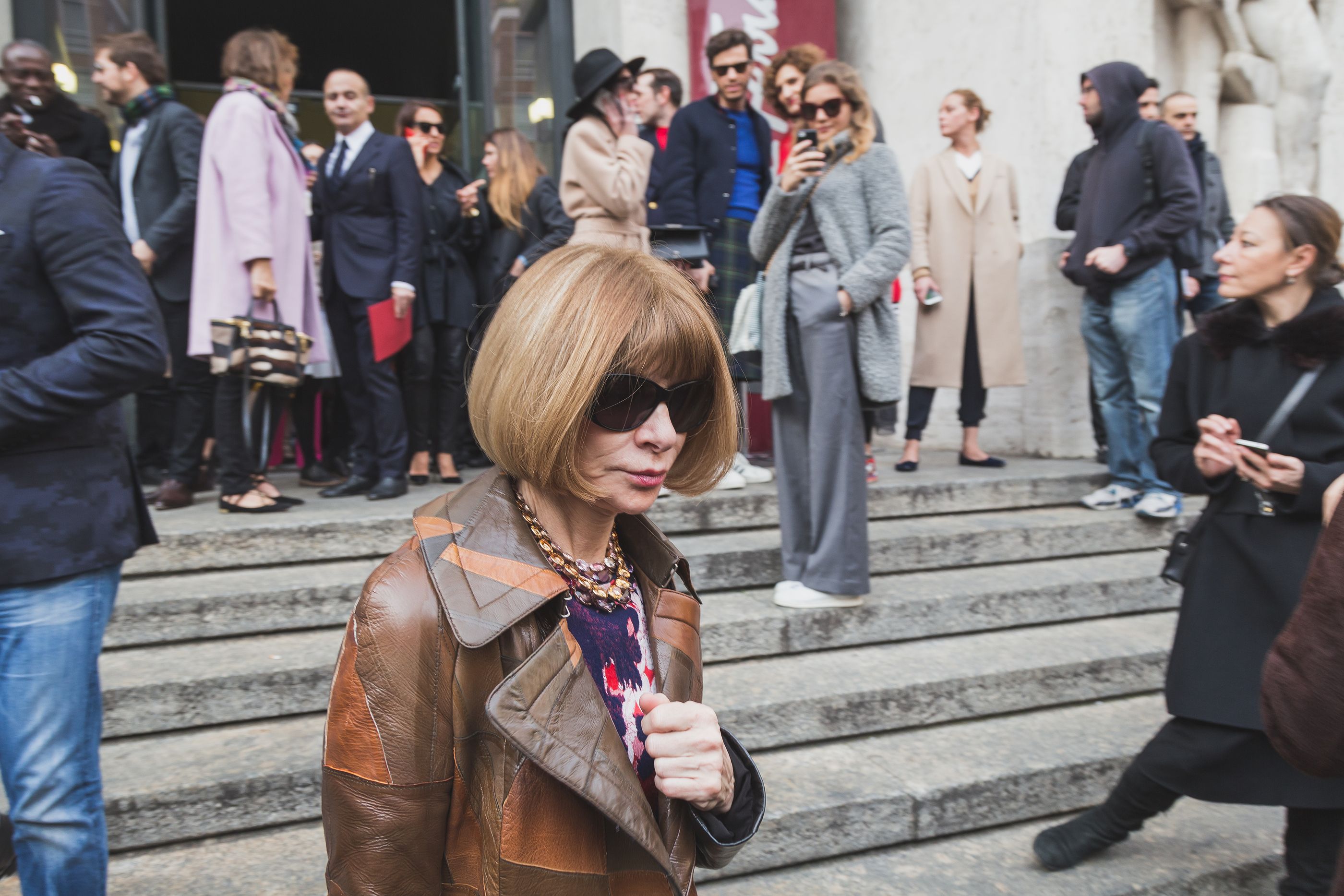 Anna Wintour, dominando la moda con 69 años (Big stock)