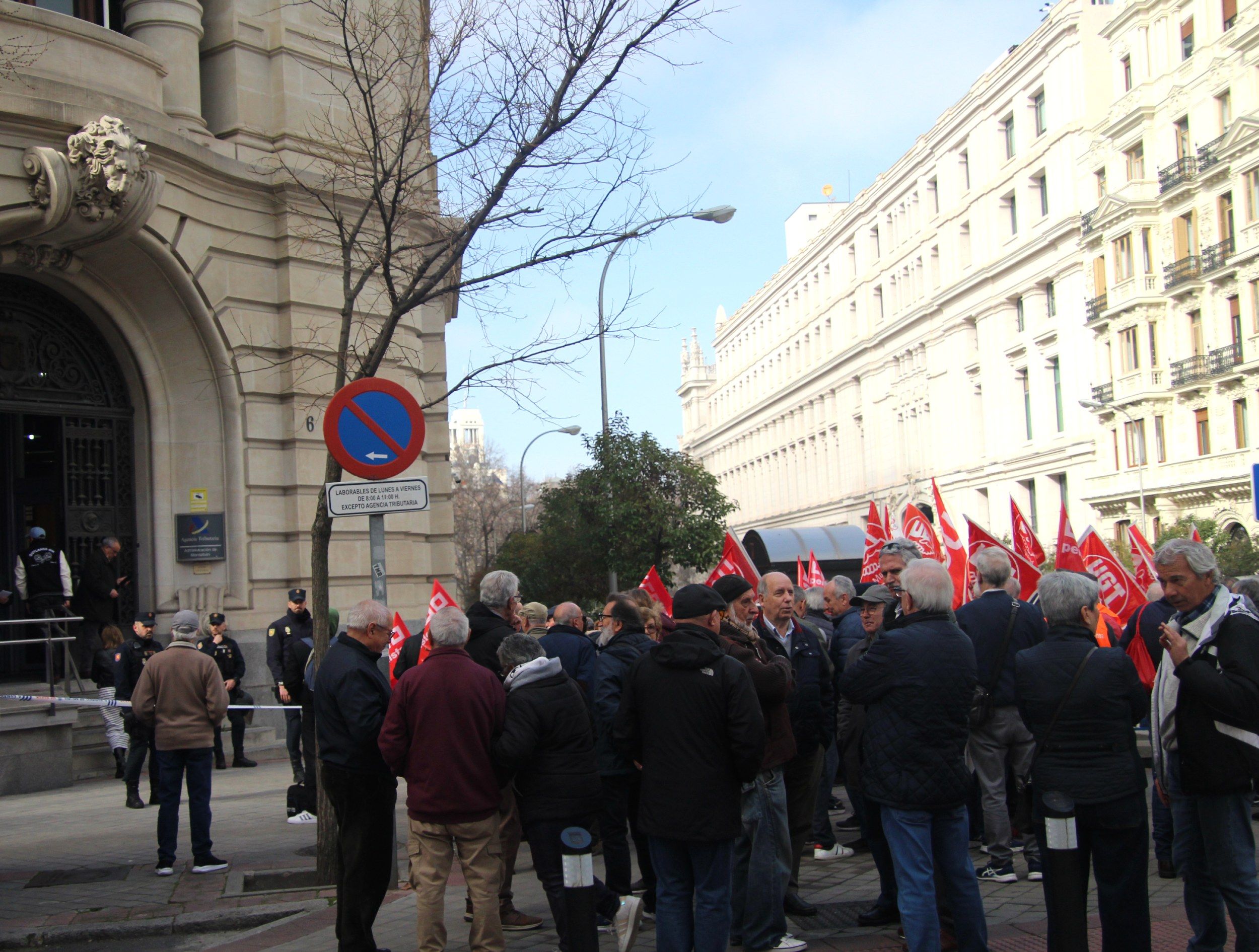 Manifestación mutualistas IRPF (Madrid)